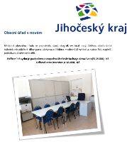 Vybavení OÚ Branišov nábytkem